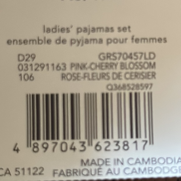 Rise & Shine pink & waves top tags new pjs - Picture 2 of 2